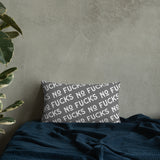 Giveth No Fucks - Adult Humor Throw Pillow