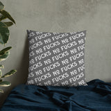 Giveth No Fucks - Adult Humor Throw Pillow