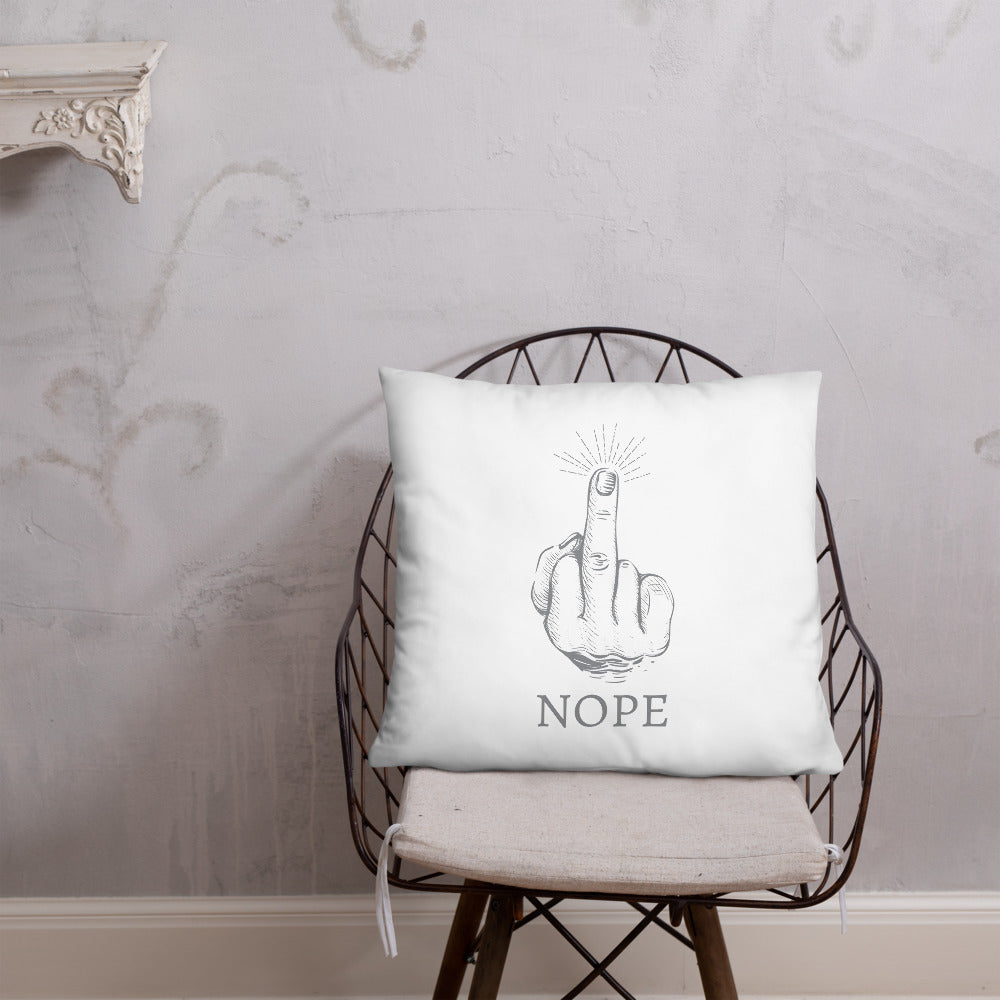 funny throw pillow