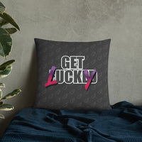 Get Lucky - Adult Humor Throw Pillow