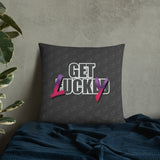 Get Lucky - Adult Humor Throw Pillow