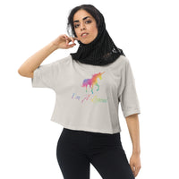 I'm A Legend - Funny Drop Shoulder Crop Top