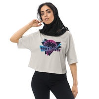 Don't Touch Me - Funny Drop Shoulder Crop Top