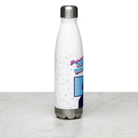 Professional Social Distancer - Nerdy Stainless Steel Water Bottle
