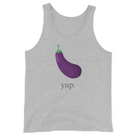 Eggplant? yup. - Adult Humor Straight Cut Tank