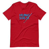 Hung Solo Lightsaber - Adult Humor T-shirt