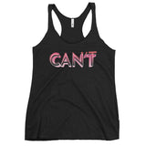 Can't - "Inspirational" Contoured Racerback Tank