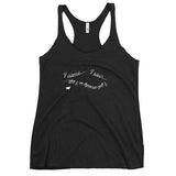 I Got Anxiety So I Left - Funny Contoured Cut Racerback Tank