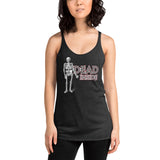 Dead Inside - Funny Contoured Cut Racerback Tank