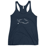 I Got Anxiety So I Left - Funny Contoured Cut Racerback Tank