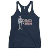 Dead Inside - Funny Contoured Cut Racerback Tank