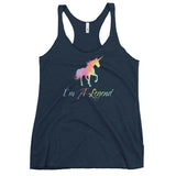 I'm A Legend - Funny Contoured Cut Racerback Tank