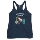 Giveth No Fucks - Adult Humor Contoured Cut Racerback Tank