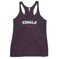 Single(ish) - Contoured Cut Racerback Tank