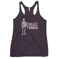 Dead Inside - Funny Contoured Cut Racerback Tank