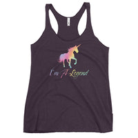 I'm A Legend - Funny Contoured Cut Racerback Tank