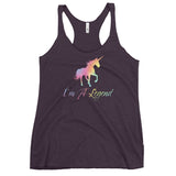 I'm A Legend - Funny Contoured Cut Racerback Tank