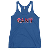 Can't - "Inspirational" Contoured Racerback Tank