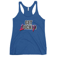Get Lucky - Adult Humor Contoured Cut Racerback Tank