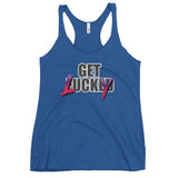 Get Lucky - Adult Humor Contoured Cut Racerback Tank