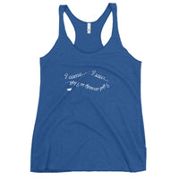 I Got Anxiety So I Left - Funny Contoured Cut Racerback Tank