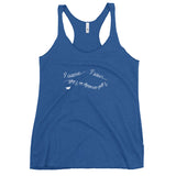 I Got Anxiety So I Left - Funny Contoured Cut Racerback Tank
