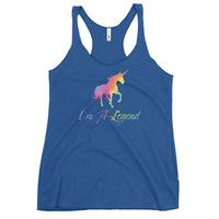 I'm A Legend - Funny Contoured Cut Racerback Tank