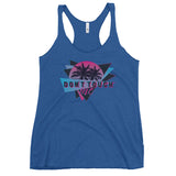 Don't Touch Me - Funny Contoured Racerback Tank