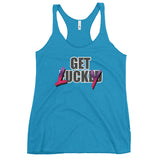 Get Lucky - Adult Humor Contoured Cut Racerback Tank