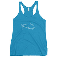 I Got Anxiety So I Left - Funny Contoured Cut Racerback Tank