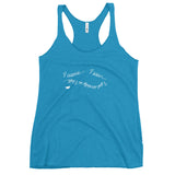 I Got Anxiety So I Left - Funny Contoured Cut Racerback Tank