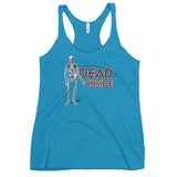 Dead Inside - Funny Contoured Cut Racerback Tank